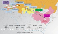 巧BG大游克力铁路出口乌拉尔斯克路线，中亚五国